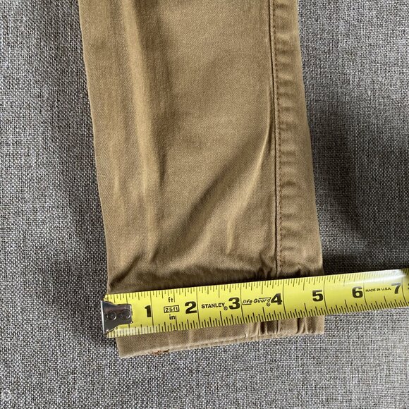 Hollister Skinny Jogger Pants Men's Khaki Beige Small Mid Rise Drawstring Casual - Picture 8 of 16